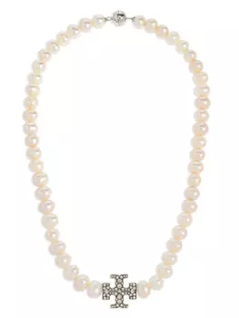 Ожерелье из искусственного жемчуга Tory Burch, нейтральный