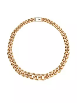 Ожерелье из кабельной цепи Jil Sander, золотой