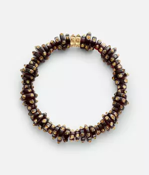 Ожерелье из кусочков стекла Bottega Veneta