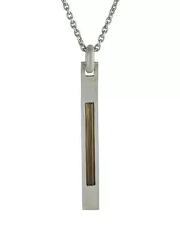 Ожерелье из пластин Parts of Four, серебряный