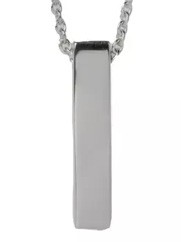 Ожерелье «Кубоид» (короткий вариант, 50 см, PZ+PA) Parts of Four, серебяный