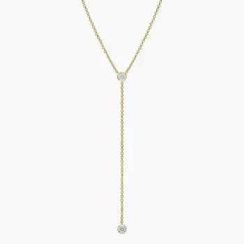 Ожерелье-Лариат с лабораторным бриллиантом Brilliant Earth