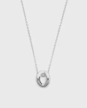 Ожерелье Le Gramme 1G-Polished Sterling Silver-Entrelacs-Necklace, серебряный