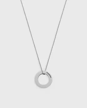 Ожерелье Le Gramme 2.5G-Polished Sterling Silver-Round-Necklace, серебряный