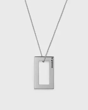 Ожерелье Le Gramme 3.4G-Polished And Brushed-Sterling Silver-Necklace, серебряный