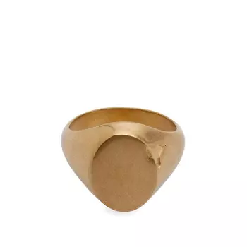 Ожерелье Mm6 Maison Margiela Signet Ring, цвет Brushed Gold
