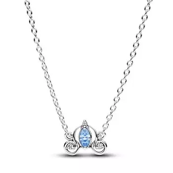Ожерелье Pandora Disney Cinderella's Carriage Collier Necklace, стерлинговое серебро