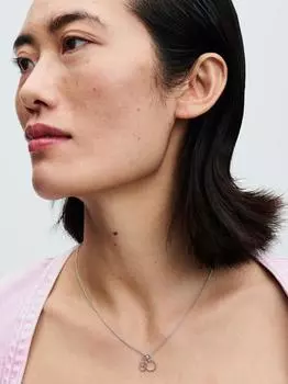 Ожерелье Pandora Disney Minnie Mouse Silhouette Collier Necklace, стерлинговое серебро