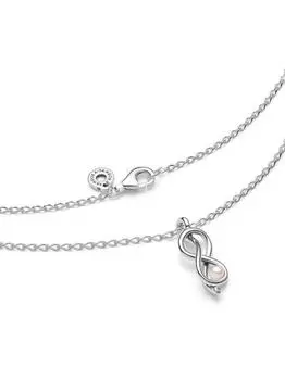 Ожерелье Pandora Infinity Knot Collier Necklace, стерлинговое серебро