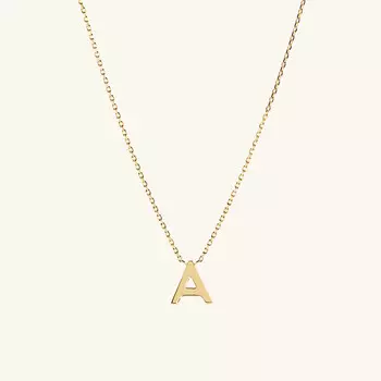 Ожерелье с буквами Mejuri