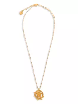 Ожерелье с головой Медузы Versace, золотой