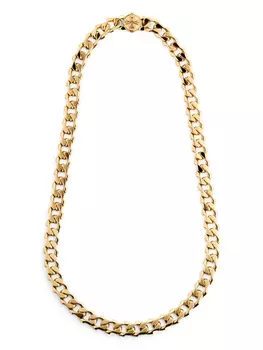 Ожерелье с гравировкой логотипа Emanuele Bicocchi, золотой