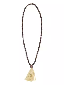 Ожерелье с кисточками DSQUARED2 Summer Lovers, коричневый