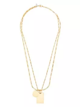 Ожерелье с медальоном-подвеской Wouters & Hendrix, золотой