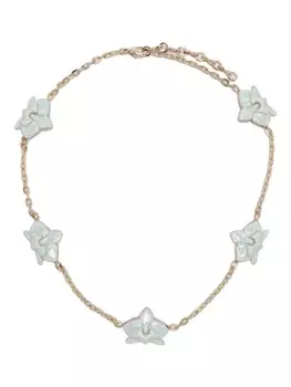 Ожерелье с мотивом орхидеи Genny, золотой