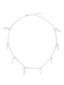 Ожерелье с подвесками-ключами Wouters & Hendrix, серебряный