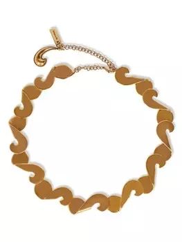 Ожерелье с подвеской-логотипом «Пейсли» ETRO, золотой