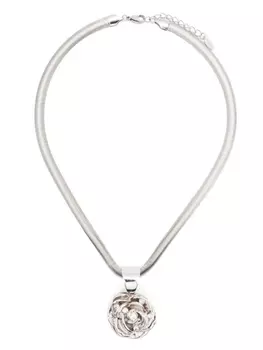 Ожерелье с подвеской-розой Magda Butrym, серебряный