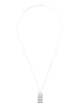 Ожерелье с подвеской в форме пирамиды Le Gramme, серебяный