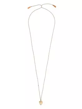 Ожерелье с подвеской в форме сердца Paul Smith, коричневый