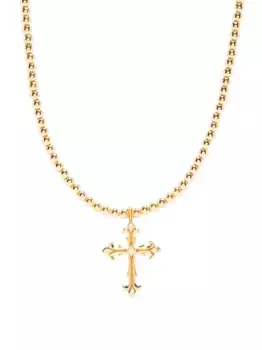 Ожерелье с подвеской в виде креста Флери Emanuele Bicocchi, золотой