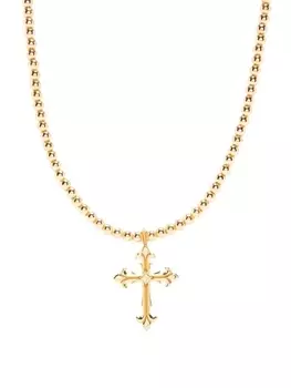 Ожерелье с подвеской в виде креста Флери Emanuele Bicocchi, золотой
