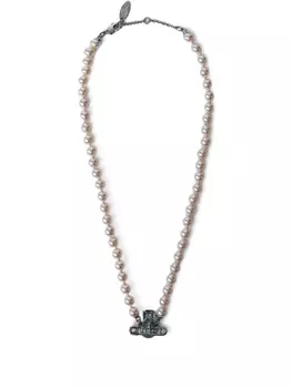 Ожерелье с подвеской в виде шара Vivienne Westwood, белый