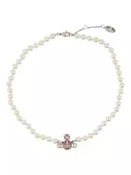 Ожерелье с шариками Kitty Pearl Vivienne Westwood, серебяный