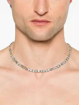 Ожерелье со смешанными безелями DARKAI, серебряный
