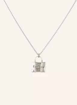 Ожерелье-Сумка-Колье Marc Jacobs, серебряный