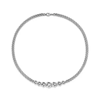 Ожерелье Tiffany & Co. Graduated Link, серебро