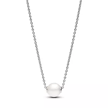 Ожерелье Treated Freshwater Cultured Pearl Collier Pandora, стерлинговое серебро