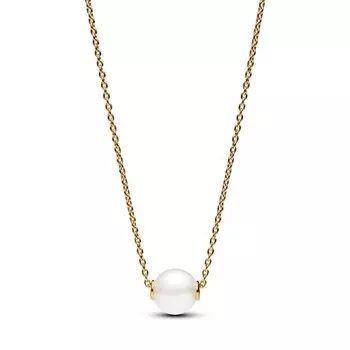 Ожерелье Treated Freshwater Cultured Pearl Collier Pandora, покрытие - золото