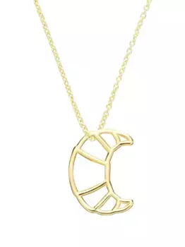 Ожерелье в форме круассана и луны Aliita, золотой