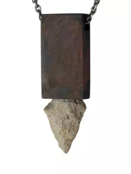Ожерелье в форме кубоида в виде амулета в форме наконечника стрелы (DR+DA+ARW) Parts of Four, коричневый