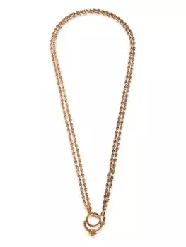 Ожерелье в виде обезьяны ETRO, золотой