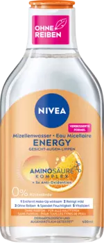 Оживляющая мицеллярная вода 400мл NIVEA