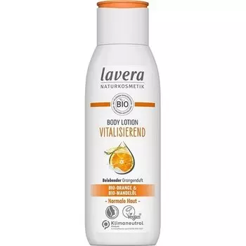 Оживляющий лосьон для тела с органическим апельсиновым и органическим миндальным маслом, 200 мл, Lavera