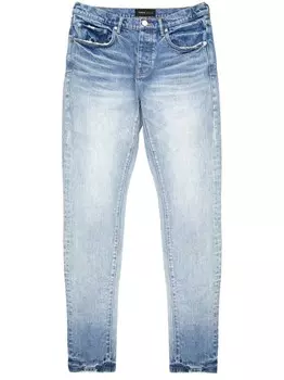 P001 узкие джинсы Purple Brand, синий