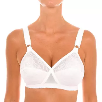 P0165 кружевной бюстгальтер без косточек и без подкладки для естественной поддержки груди Playtex, белый