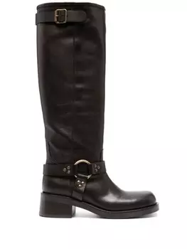 P.A.R.O.S.H. 50мм кожаные сапоги