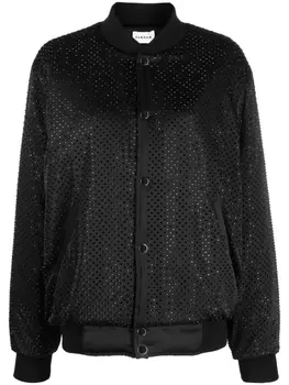 P.A.R.O.S.H. crystal-embellished bomber jacket, черный