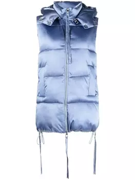 P.A.R.O.S.H. detachable-hood padded gilet, синий
