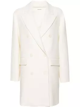 P.A.R.O.S.H. двубортное пальто, белый