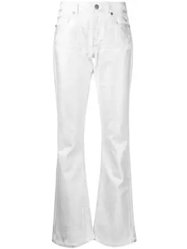 P.A.R.O.S.H. джинсы bootcut с заниженной талией, белый