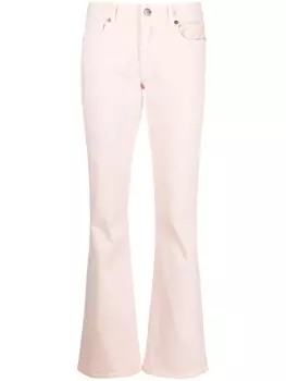 P.A.R.O.S.H. джинсы bootcut с заниженной талией, розовый
