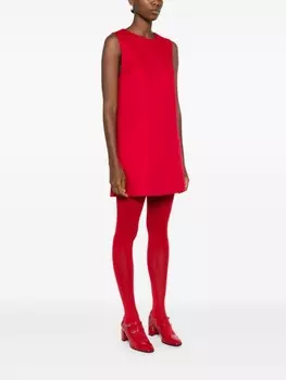 P.A.R.O.S.H. фетровое платье мини, красный