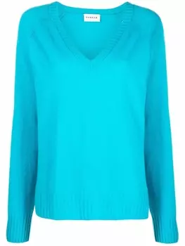 P.A.R.O.S.H. кашемировый джемпер с V-образным вырезом, синий
