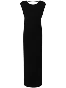 P.A.R.O.S.H. макси-платье без рукавов, черный