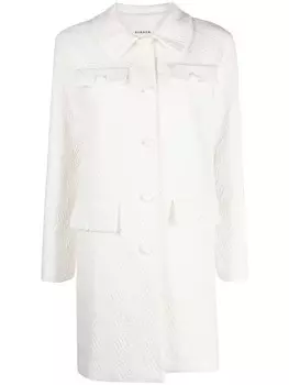 P.A.R.O.S.H. однобортное пальто, белый